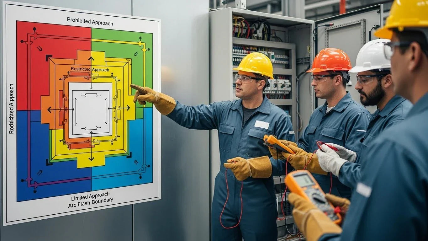 Arc Flash Boundary, Protection Distances & Safety Charts