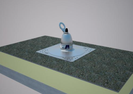 3M DBI-SALA 2100142 Permanent Roof Top Anchor For Single Ply Bitumen Membrane/Built-Up  with Weather Proof Shroud | No Sales Tax