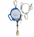 Blue , gold, gray 3M DBI-SALA 3400148 Sealed-Blok Self Retracting Lifeline Retrieval with Bracket Galvanized Cable 50 ft. (15m) 