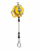 Yellow 3M DBI-SALA 3601490 Rollgliss Sealed Tension Limiter For Man-Riding Systems Stainless Steel Cable 23 ft
