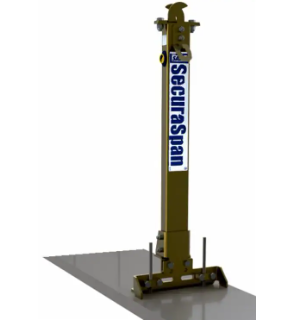 3M DBI-SALA 7400215 SecuraSpan Rebar/Shear Stud HLL Stanchion with Base