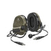 Green 3M MT20H682BB-19N GNS 3M PELTOR ComTac VI Tactical Headset on white background