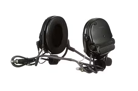 3M PELTOR SwatTac V Headset MT20H682BB-19 SV Neckband, Dual Lead Standard Dynamic Mic NATO Wiring Black | Free Shipping and No Sales Tax