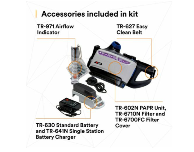 3M Versaflo Healthcare PAPR Kit TR-600-HKS 1 ea/Case | No Tax and Free Shipping