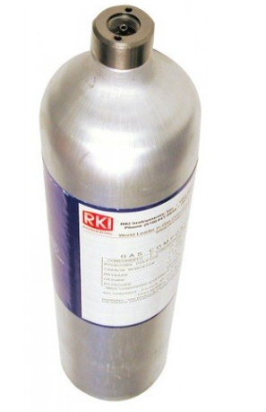 RKI Instruments Calibration 58 Liter Gas Cylinder 81-0154RK-02 Quad Mix 