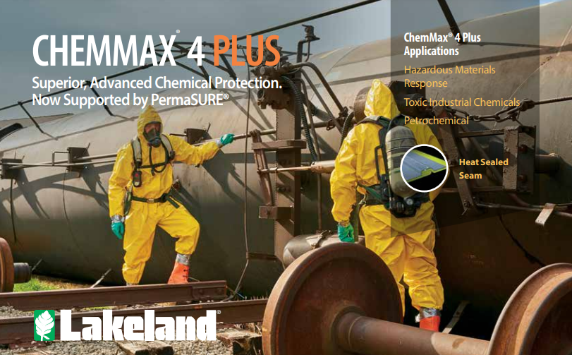 Lakeland C4T151T ChemMax 4 Plus Tan Coverall-Respirator Foot Hood/Boots Case of 6