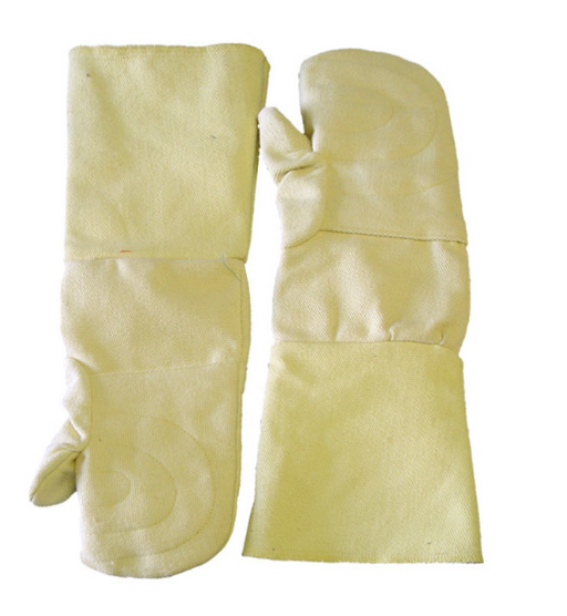 Chicago Protective Apparel 184-KV-23 Quilted 23” High Heat Mittens 22 oz Para Aramid