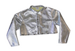 silver Chicago Protetive Apparel 577-AKV Cape Sleeve, Bib not Included, 19 oz Aluminized Para Aramid Blend