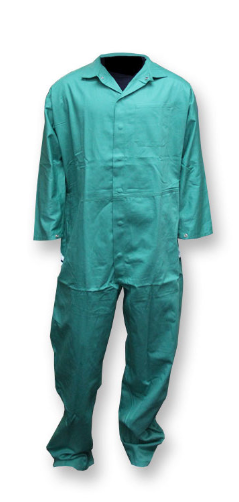Chicago Protective Apparel 605-GR Coveralls 9 oz Green FR Cotton