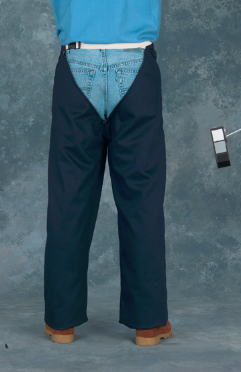 Chicago Protective Apparel CP777-FR9B Chap Pants 8.5 oz Navy Vinex
