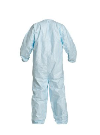 DuPont CC252B Tyvek Micro-Clean® 2-1-2 Coverall Elastic Wrists and Ankles Zipper Closure Blue | No Tax