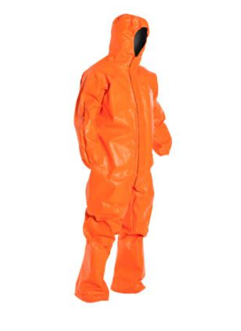 DuPont TP198T Tychem 6000 FR Coverall Respirator Fit Drawstring Hood Elastic Wrists | No Sales Tax