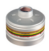 Multi color Draeger 3724701  gas filter on white background