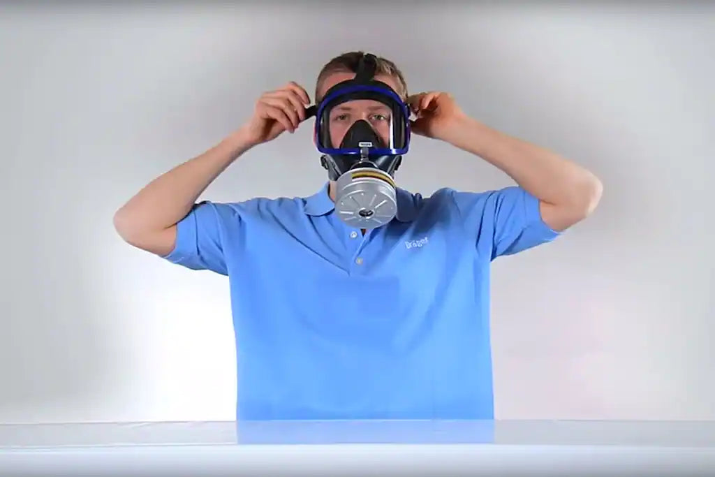 Drager R55800 X-Plore 6300 RA-EPDM-PMMA-K/Bl Full Facepiece Respirator | Free Shipping and No Sales Tax