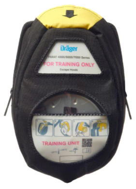 Drager R59420 Escape Training Hood in Soft Pack 8/cs | Free Shipping No Sales Tax