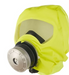 Yellow, black, silver Draeger R59425 PARAT 5520 Fire & Smoke Escape Hood Soft Pack on white background