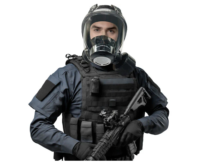 Elmridge E600-1 | E600 Gas Mask and the B1305 Riot Control Canister No tax