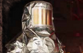 SILVER Lakeland 710-2LG Aluminized glass hood with GOLD lens