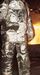 silver Lakeland 722 Aluminized glass coverall with 4 layers of protection