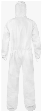 Lakeland CTL414CM CleanMax Clean Non-Sterile Coverall w/ Attached Hood and Boots 25/cs