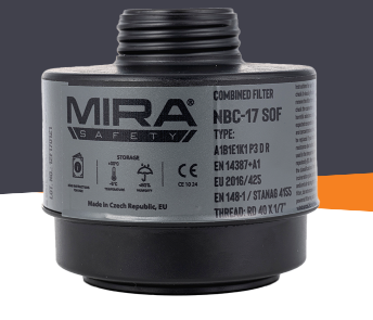 MIRA NBC-17-SOF Gas Mask Filter 40mm NATO Thread CBRN