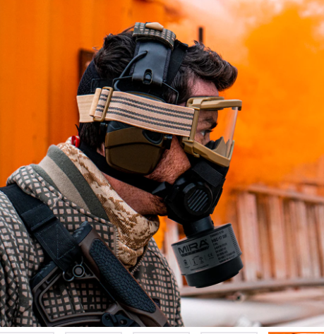 MIRA NBC-17-SOF Gas Mask Filter 40mm NATO Thread CBRN