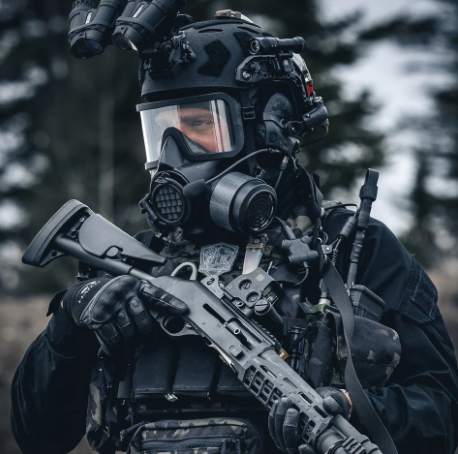 MIRA NBC-17-SOF Gas Mask Filter 40mm NATO Thread CBRN