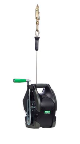 MSA 10153757 Winch Confined Space Personnel & Material Hoist 65 Ft Galvanized steel | No Sales Tax and Free Shipping
