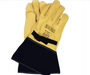 Kunz 1005-5FRBL Goatskin High Voltage Leather Protector Gloves 14”