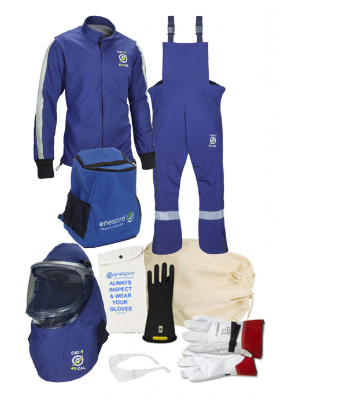 Blue, black, white, red NSA Enespro ARC40KIT 40cal Arcguard Arc Flash Kit