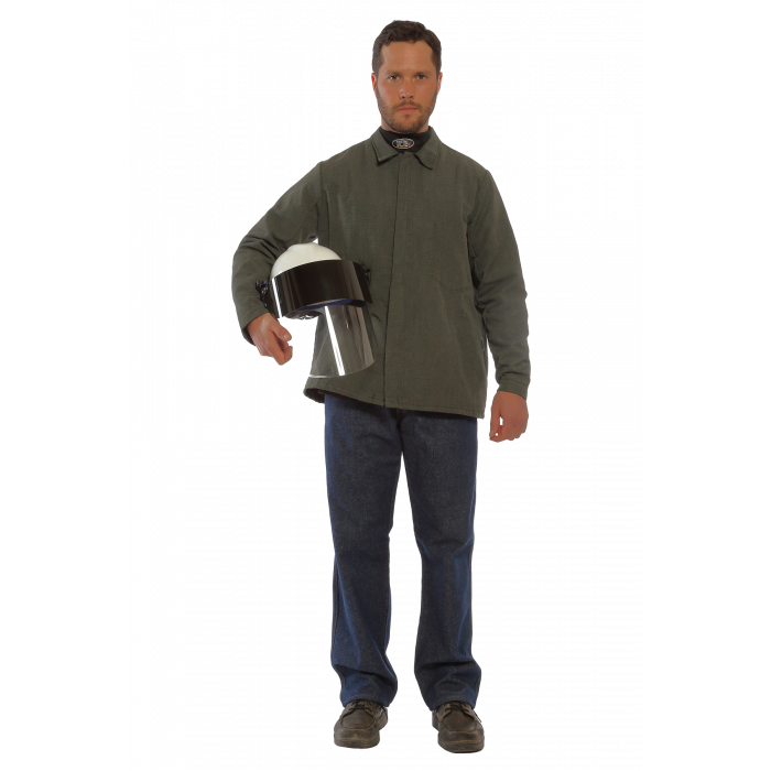 National Safety Apparel Enespro C07H3GCBG Carbon Armour 30” Ripstop Jacket