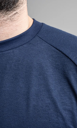 National Safety Apparel C52FKSR DRIFIRE® FR Control Short Sleeve T-Shirt Navy Blue