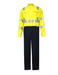 National Safety Apparel C88TVHC3 DRIFIRE FR HV Hybrid Coverall Class 3 yellow and black