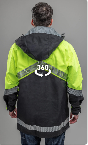 Drifire National Safety Apparel HYDRO2JACK FR Extreme Weather Jacket-Type R