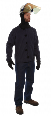 National Safety Apparel NXJN4C 40" Carbon Armour N4 Molten Metal Jacket