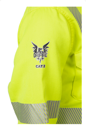 National Safety Apparel SHRTS1C3W DRIFIRE® FR Women's Hi-Vis Lightweight Work Shirt Class 3