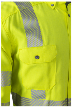 National Safety Apparel SHRTS1C3 DRIFIRE® FR Hi-Vis Lightweight Work Shirt Class 3