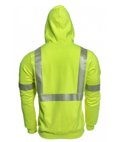National Safety Apparel Drifire SWSHEZC3 Tecgen FR HI-VIS Zip Front Sweatshirt