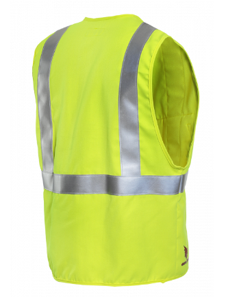 National Safety Apparel NSA V21TV2Z Drifire FR Hi-Vis Twill Deluxe Class 2 Vest
