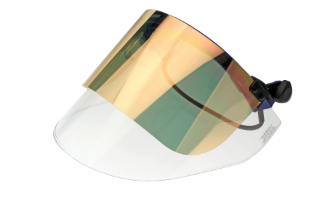 Paulson 2040124 Gold Hard Coated Heat Reflective Outer Face Shield Attachment Model QVGHC-6 | No Sales Tax