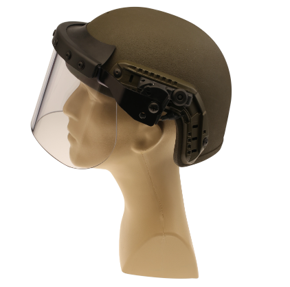 Paulson 5900350 Tactical Face Shield Model DK7-X.250AF-RUL Rail Mount United Shield Helmet Compatibility Liquid Seal | NO Sales Tax