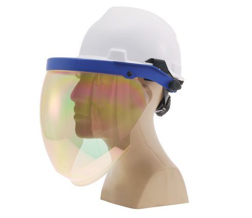 Paulson 9161000 Model TS-GHC9F Gold Hard Coated Heat Reflective Toric Face Shield Window