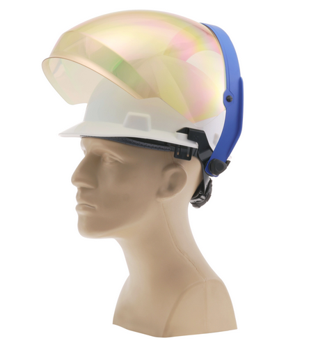 Paulson 9161000 Model TS-GHC9F Gold Hard Coated Heat Reflective Toric Face Shield Window