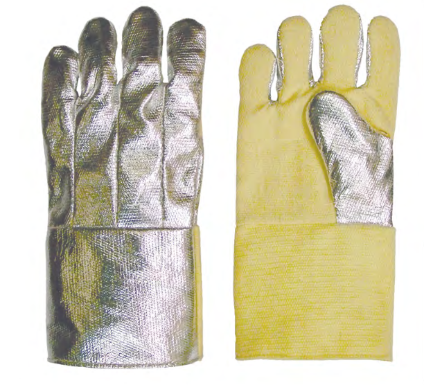 Steel Grip ARL TH 210-14F 14" Aluminized Rayon Glove w/ Thermonol Palm