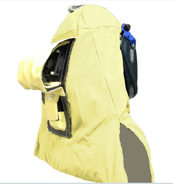 Steel Grip AG75H3P 75 cal/cm² Hood - KEVLAR and NOMEX IIIA - with Fan