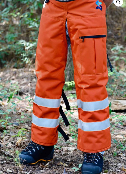 Swedepro 8532 Professional Wrap Chap Orange, Navy, HiVis, 32-44 Inch 