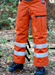 Swedepro 8532 Professional Wrap Chap Orange, Navy, HiVis, 32-44 Inch 