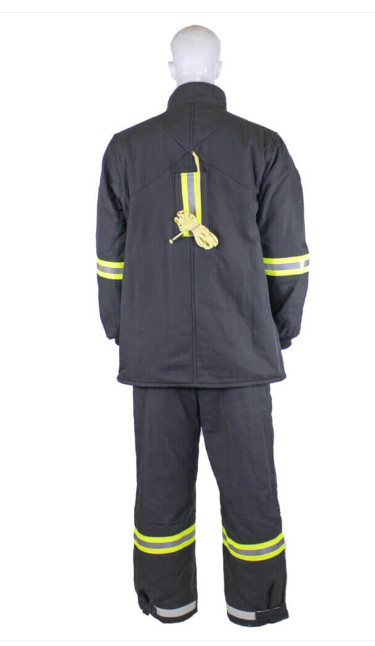 Oberon TCG6B-ESL | 100 Cal TCG Deluxe Arc Flash Kit (Hood, Coat with Escape Strap, and Bib-Overalls with 26″ Leg Zippers)