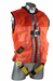 Orange Guardian Fall 02110 Orange Mesh Construction Tux Harness on white background