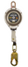Multi color Guardian Fall 10909 Halo 20 Foot Web SRL with Snap Hook on white background